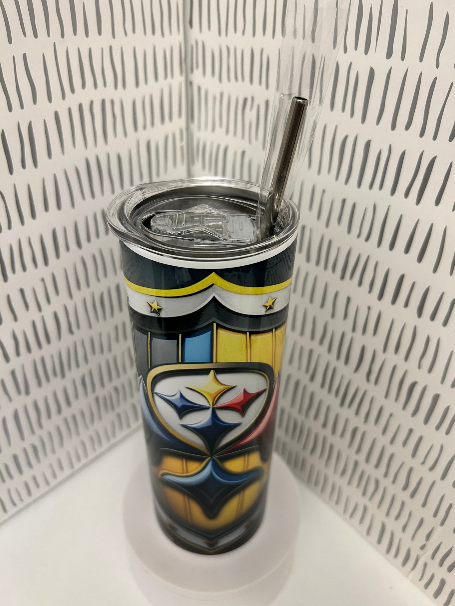 3D Pittsburgh Steeler tumbler 20oz