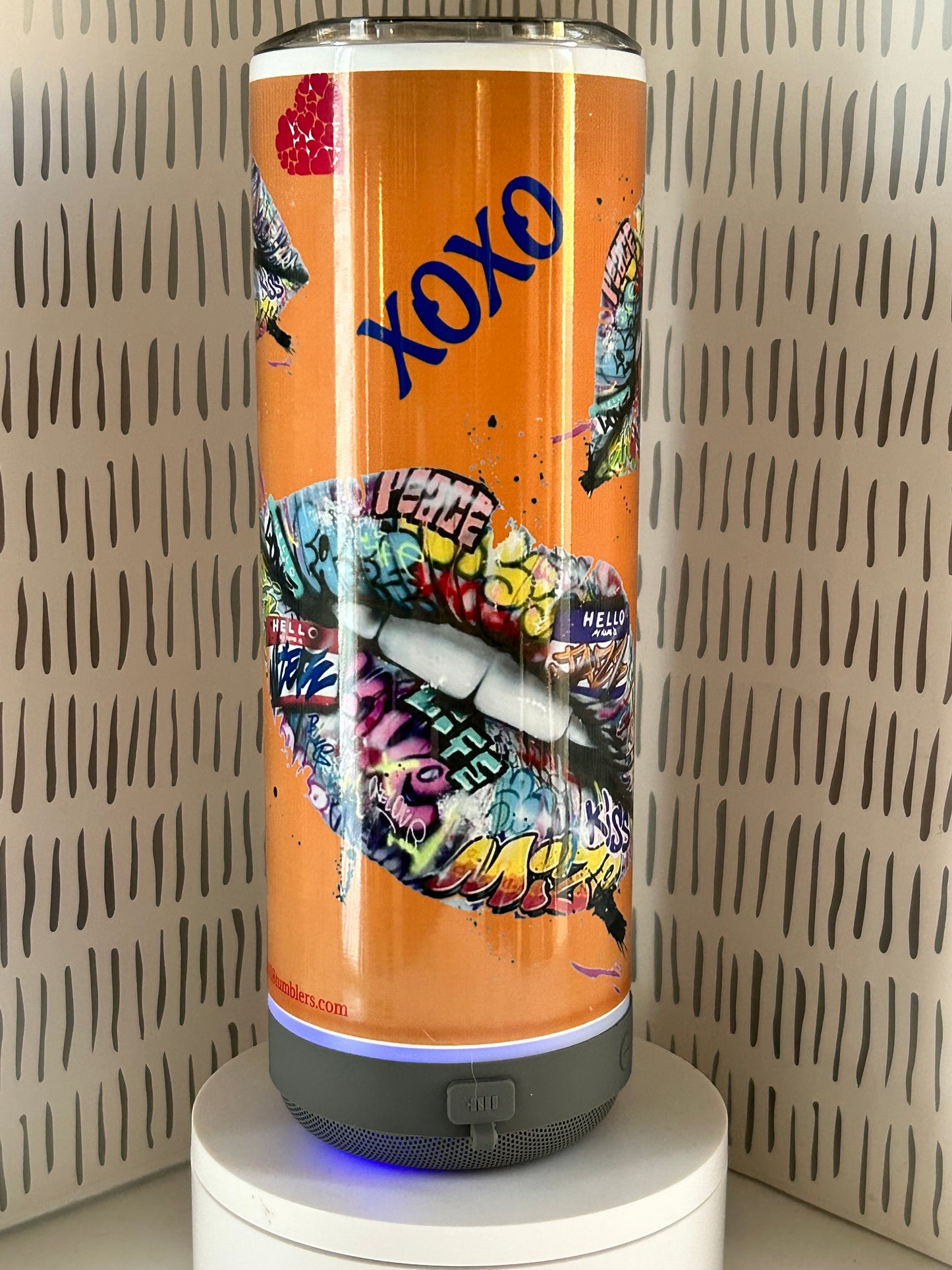 Lips and Love Speaker tumbler 20oz