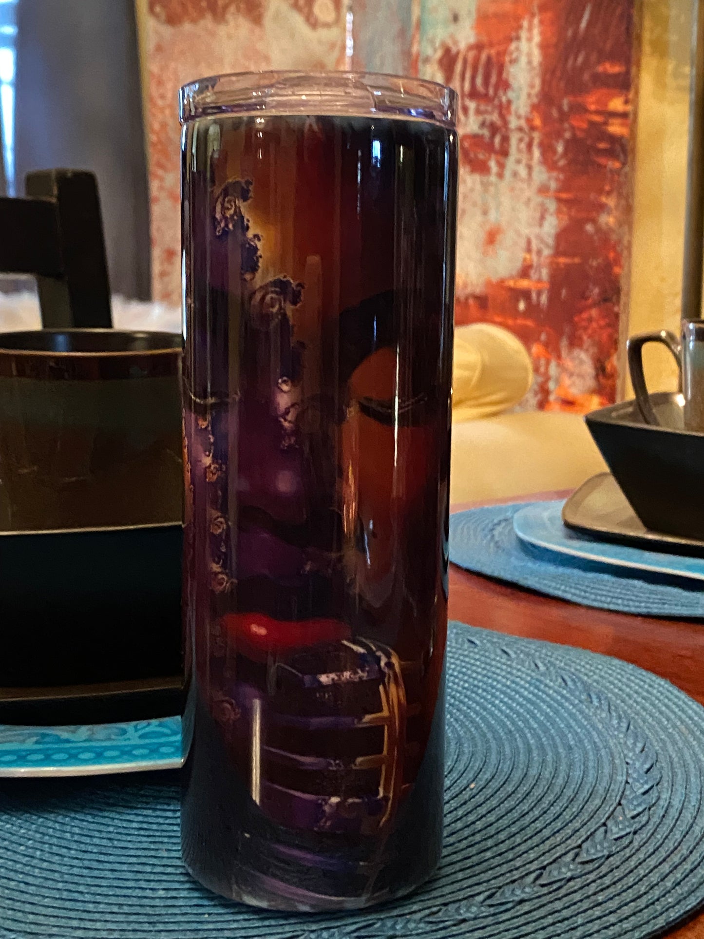 Purple lady