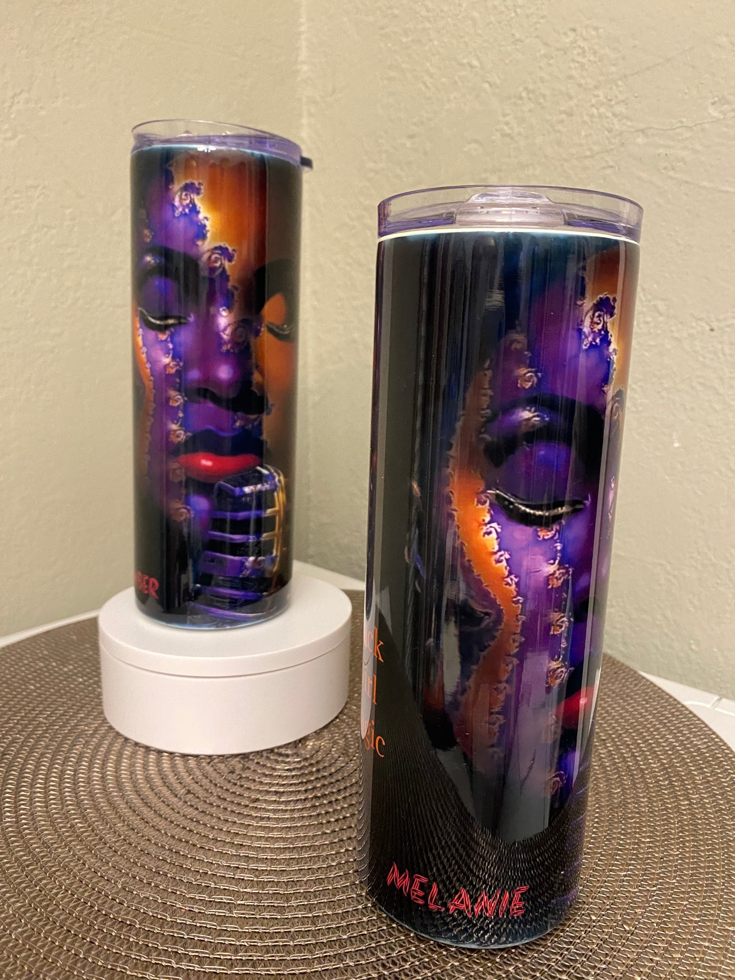 Purple lady