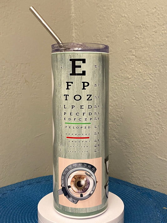 Optometry tumbler