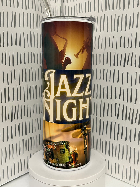 Jazz Night tumbler 20oz